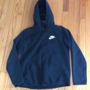 Nike XL boys sweatshirt with hoodie in black